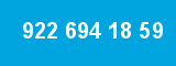 922 694 18 59 922 694 18 59